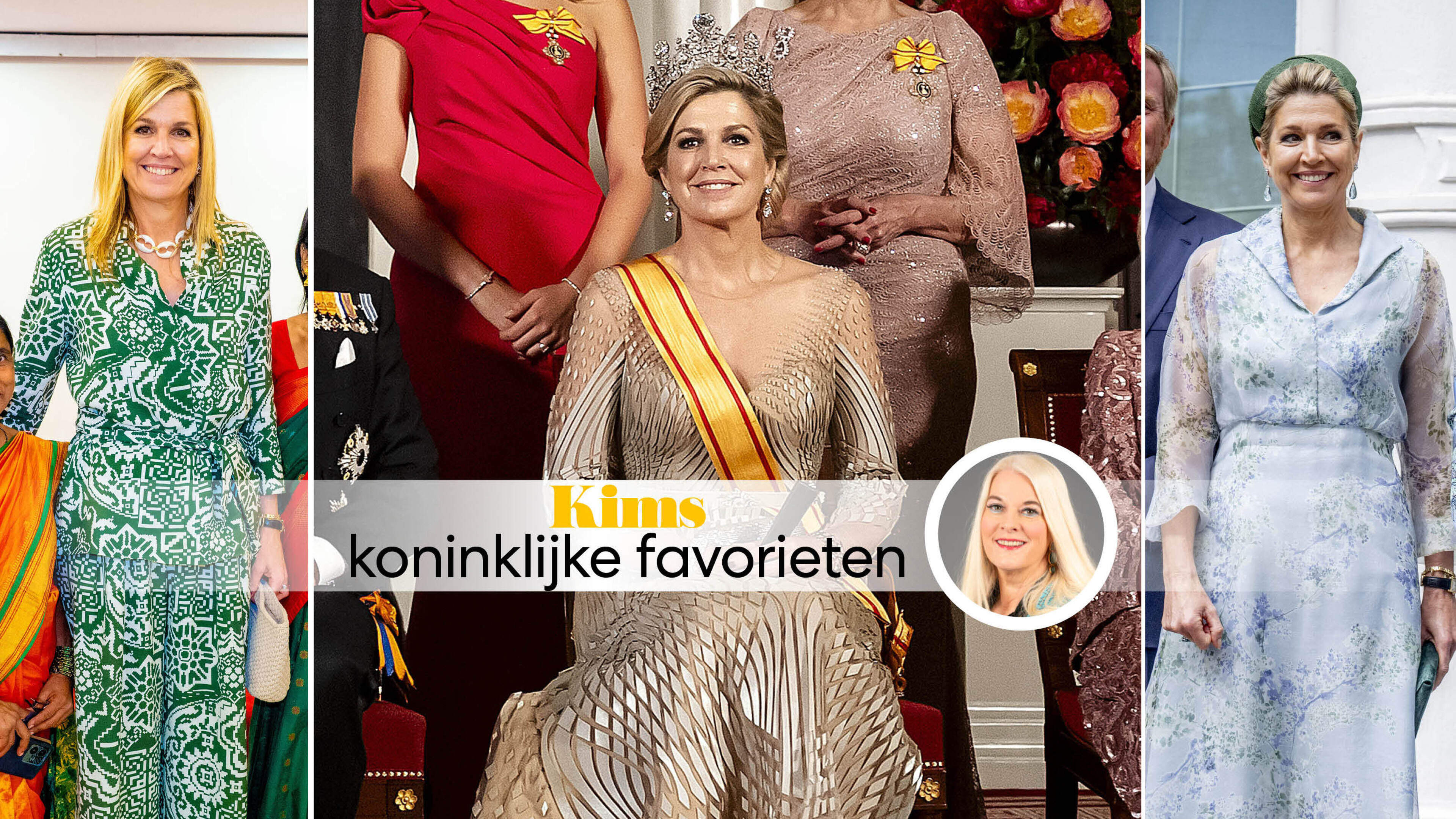 Máxima's modemaand: ’Zelfs als de kleding eenvoudig van stijl en kleur is, weet onze koningin te shinen als geen ander’
